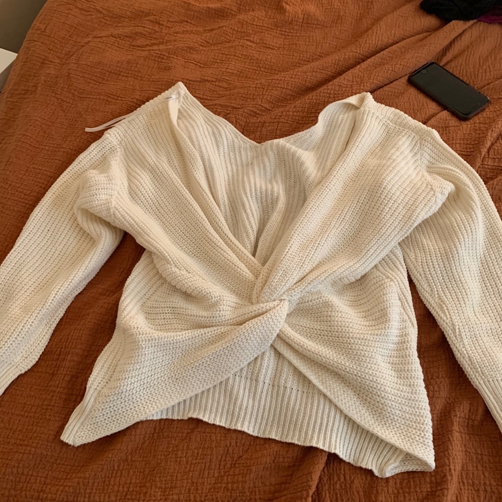 Ivory Twist Sweater
